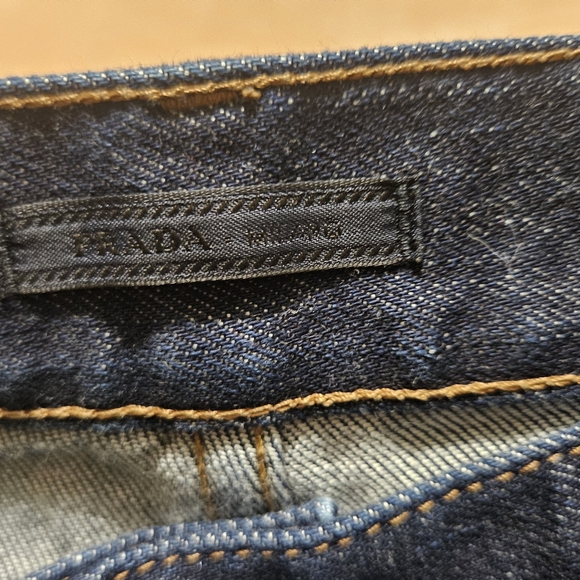 Prada Men’s Dark Wash Denim Jeans Size 31 Authentic Made in Romania - Picture 7 of 15